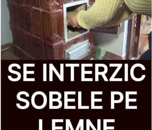 ROMÂNII NU VOR MAI AVEA VOIE SĂ FOLOSEASCĂ SOBELE CU LEMNE UE INTERZICE ACEST LUCRU