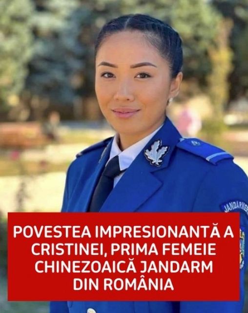 Povestea Impresionantă A Cristinei Prima Femeie Chinezoaică Jandarm Din România Care Are Accent De Moldoveancă Îmi Stabilesc Obiective Mărețe