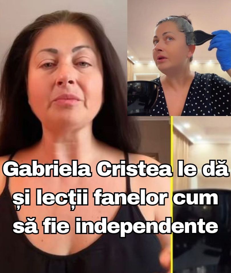 Gabriela Cristea mărturisește fără nicio reținere că își face singură vopseaua și pensatul acasă. Cu toate că este o vedetă de calibru prezentatoarea nu este deloc mofturoasă și știe să se descurce de una singură.