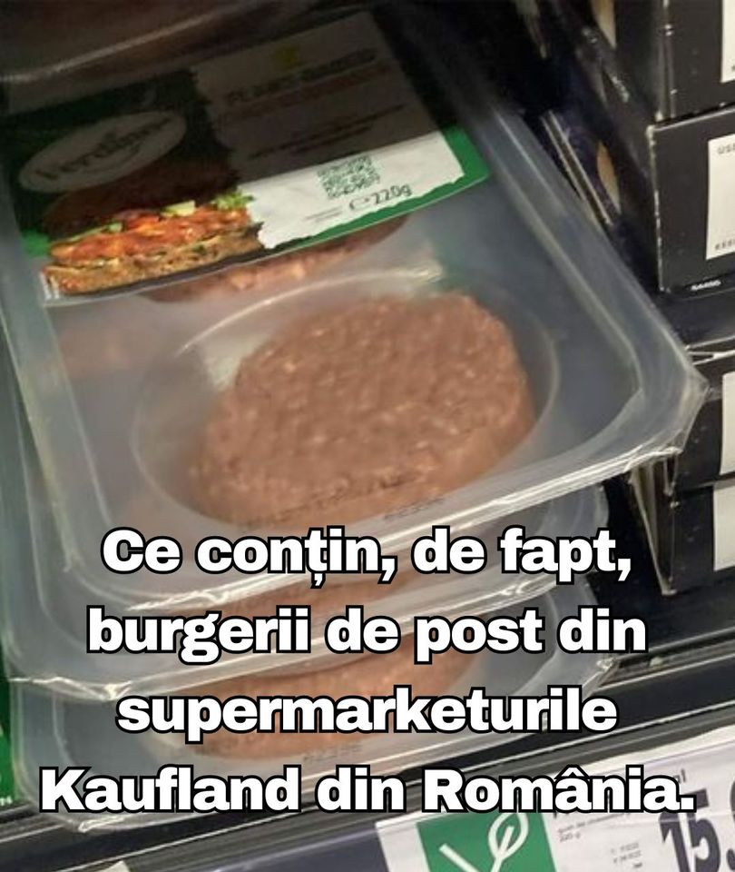 Ce conțin de fapt burgerii de post din supermarketurile Kaufland din România. N-ai fi crezut asta