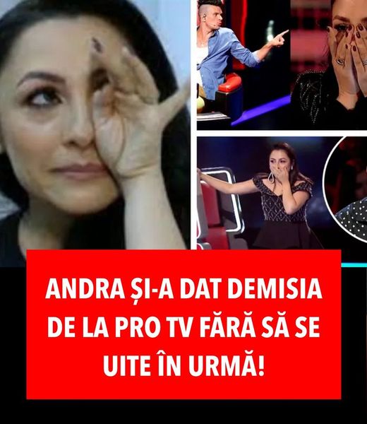 Andra dezvăluie motivul plecării de la Vocea României