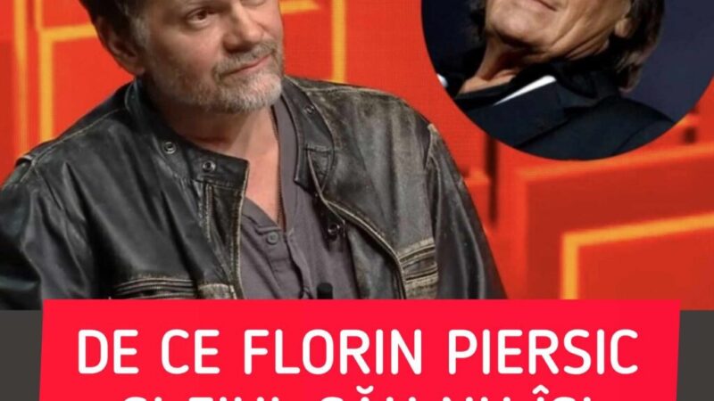 Ce a dus la ruptura dintre Florin Piersic și fiul său Îmi e greu să înțeleg. Florin Piersic Jr. face dezvăluiri dureroase din relația cu marele actor