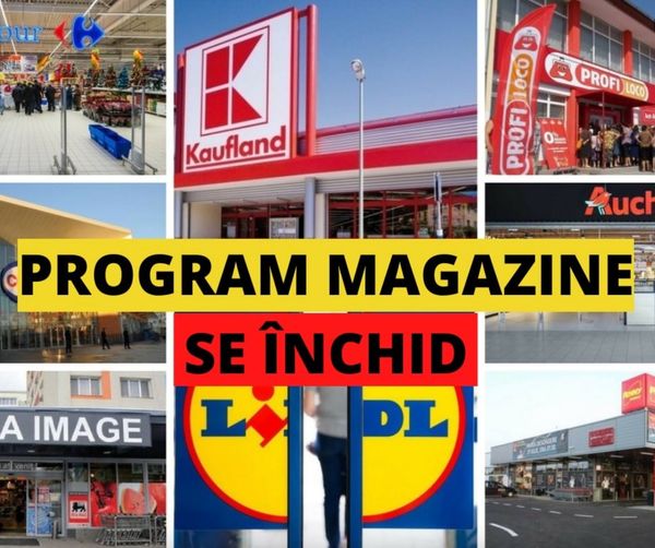 Ce program au magazinele în perioada 2-7 mai Auchan Kaufland Carrefour Mega image Profi LIDL Penny