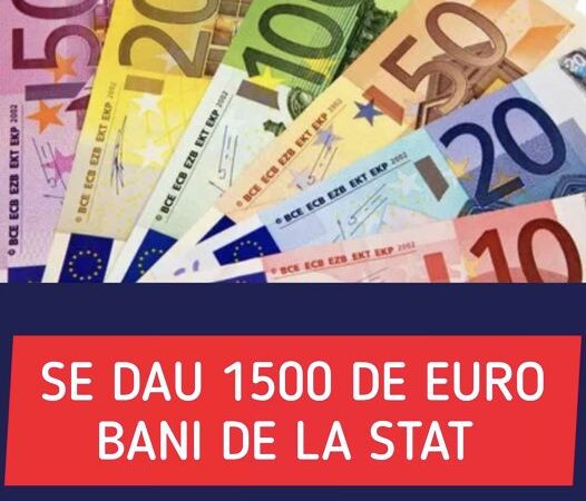 Statul acordă 1.500 de euro românilor banii intră în cont în septembrie. Cine sunt beneficiarii