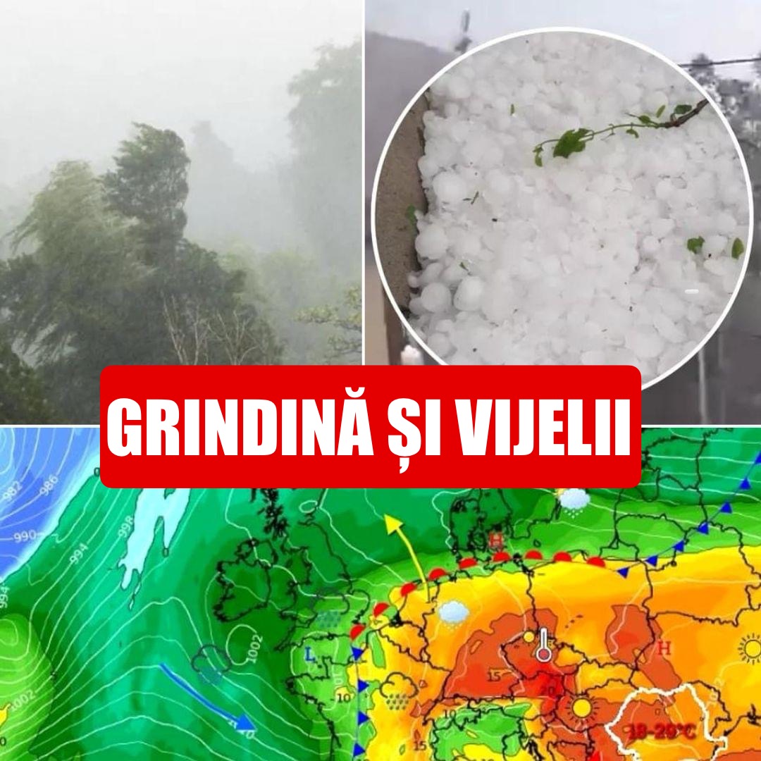 ANM a emis cod galben în mai multe județe. Vremea se schimbă se anunță grindină și vijeliiANM a emis sâmbătă la ora 10.00 o avertizare de cod galben pentru instabilitate atmosferică cu ploi descărcări electrice și grindină