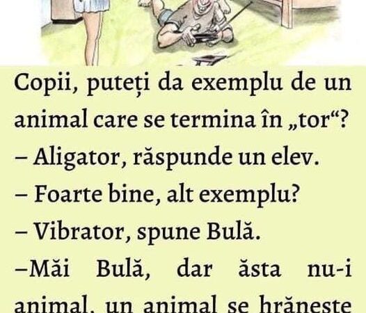 Copii puteţi da exemplu de un animal