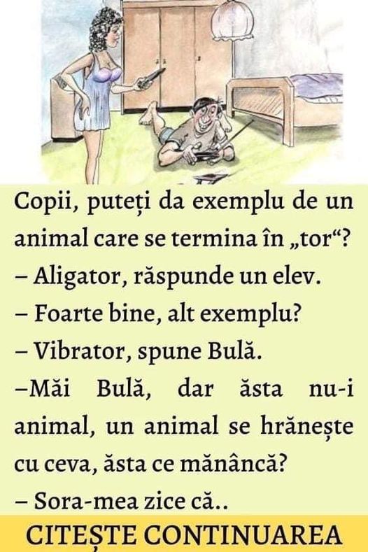 Copii puteţi da exemplu de un animal