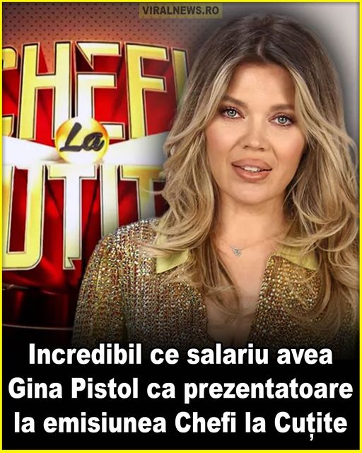 Incredibil ce salariu avea Gina Pistol