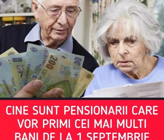 Această categorie de pensionari vor primi mai mulți bani de la 1 septembrie. După recalculare pot încasa aproape dublu