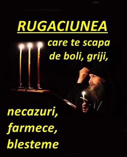 Rugăciunea care te scapă de boli griji necazuri farmece și blesteme  40 de lumânări