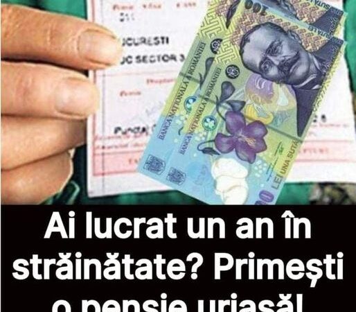 Ai lucrat un an în străinătate primești o pensie uriașă  Ce acte ai nevoie