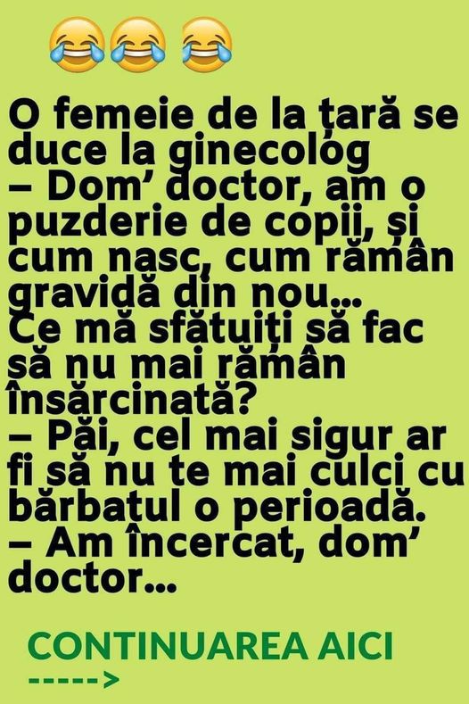 O femeie de la țară se duce la ginecolog