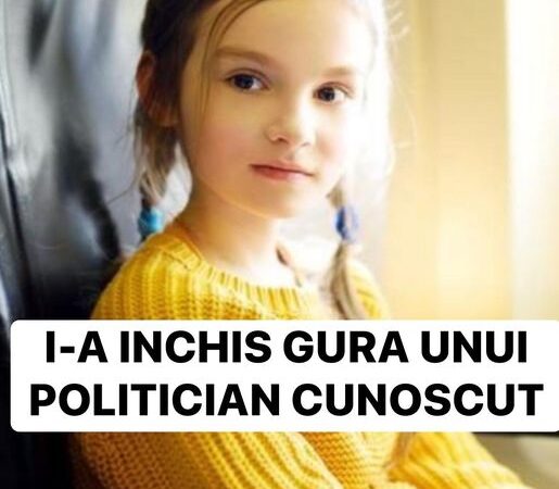 O fetiță i-a închis gura unui politician cu o singură întrebare Copilul este un geniu Bravo fetiță