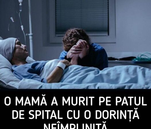 Dorința neîmplinită cu care o mamă de 47 de ani bolnavă de cancer s-a stins pe un pat de spital din Italia