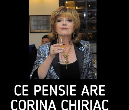 Corina Chiriac are o pensie foarte mică. Artista trăiește cu grija zilei de mâine