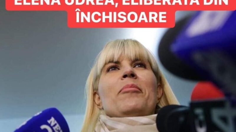 Elena Udrea ELIBERATĂ din închisoare E BREAKING NEWS