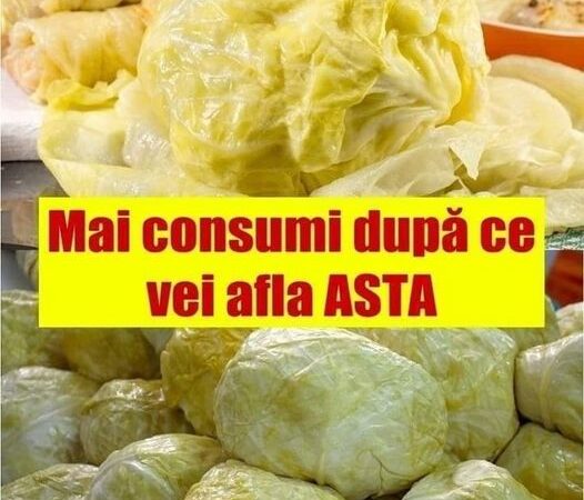 MARE ATENȚIE Lucrul neştiut despre varza murată. Mai consumi după ce vei afla ASTA