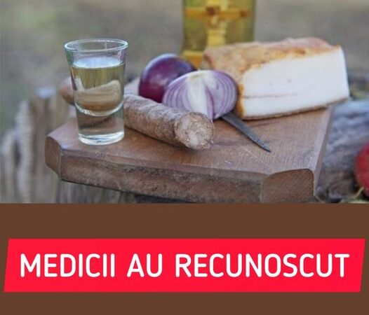 Sfatul medicilor 50 ml ţuică sau palincă cu slănina şi ceapă pot întrece orice medicament