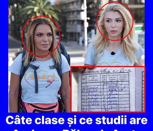 AM AFLAT CE STUDII ȘI CÂTE CLASE ARE ANDREEA BĂLAN DE FAPT. ACTUALA VEDETĂ ANTENA 1 NU PREA AVEA TIMP DE ȘCOALĂ ÎN PERIOADA ANDRE