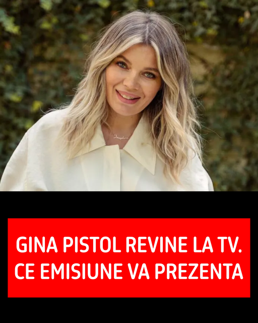 Gina Pistol revine la TV. Ce emisiune va prezenta blondina