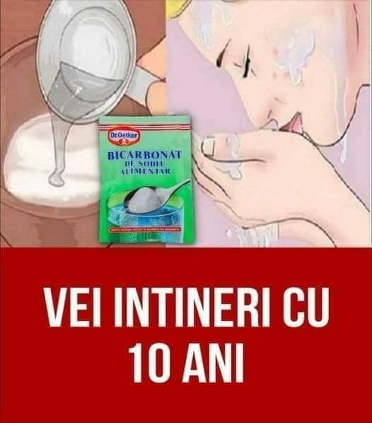 Folosește bicarbonatul de sodiu în acest fel și vei întineri 10 ani în doar câteva minute