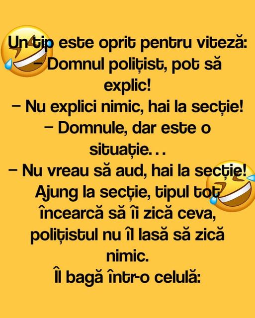 Un tip este oprit pentru viteză