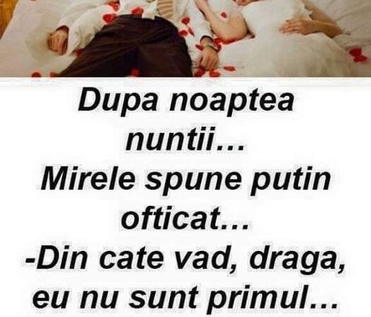 După Noaptea Nunţii Mirele Spune Putin Ofticat