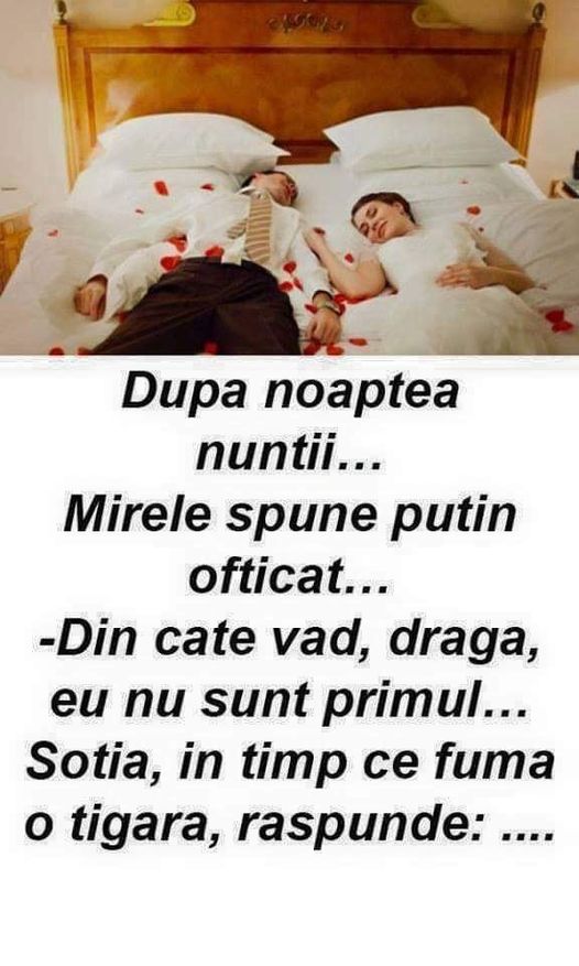 După Noaptea Nunţii Mirele Spune Putin Ofticat