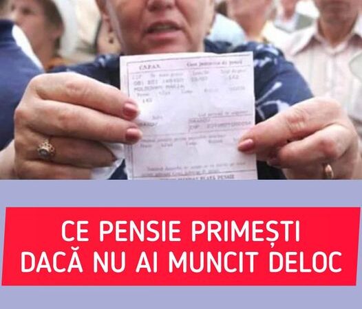 Ce pensie minimă primești dacă nu ai cotizat deloc.