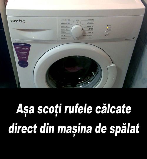 Așa scoți rufele călcate direct din mașina de spălat Trucul care face înconjurul lumii Cum trebuie folosit