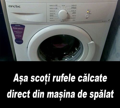 Așa scoți rufele călcate direct din mașina de spălat Trucul care face înconjurul lumii Cum trebuie folosit