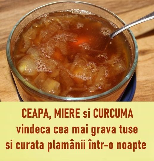 Ceapa cu miere și curcuma vindecă cea mai gravă tuse și curăță plămânii într-o noapte Va ajuta și fumătorii pe termen lung iată rețeta