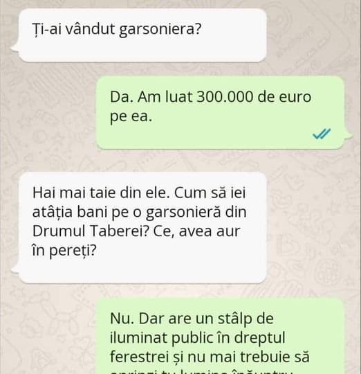 Fabuloasă garsoniera asta