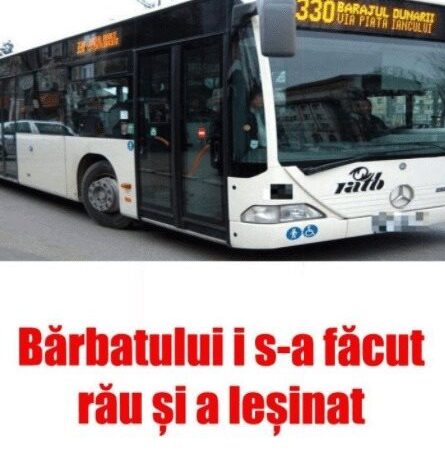 Bărbatului I S-A Făcut Rău Și A Leșinat Într-Un Autobuz În București. Șoferul A Oprit Imediat Și A Anunțat Că Nu Pleacă Până La Venirea Ambulanței.