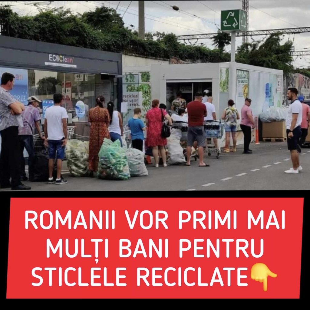 Românii vor primi mai mulți bani pentru sticlele reciclate