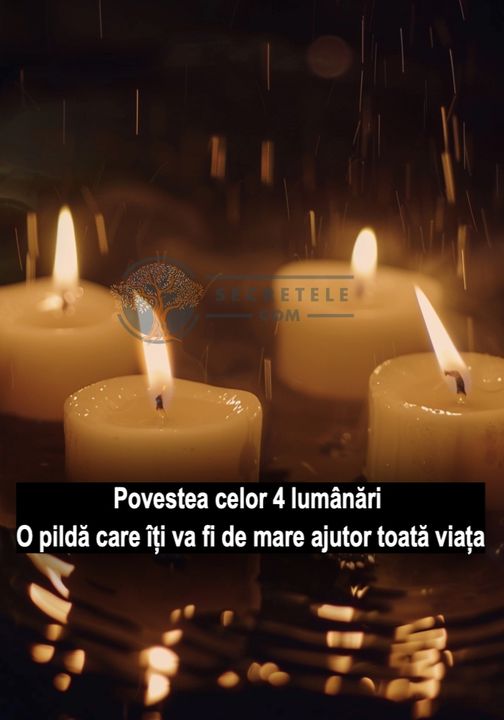 Povestea celor 4 lumânări. O pilda care îți va fi de mare ajutor toată viața