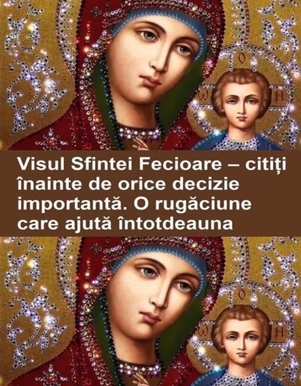 Visele Sfintei Fecioare Maria ocupă un loc aparte în creștinism. Se crede că aceste rugăciuni sunt extrem de puternice și oferă protecție celor care cer ajutor cu o inimă curată