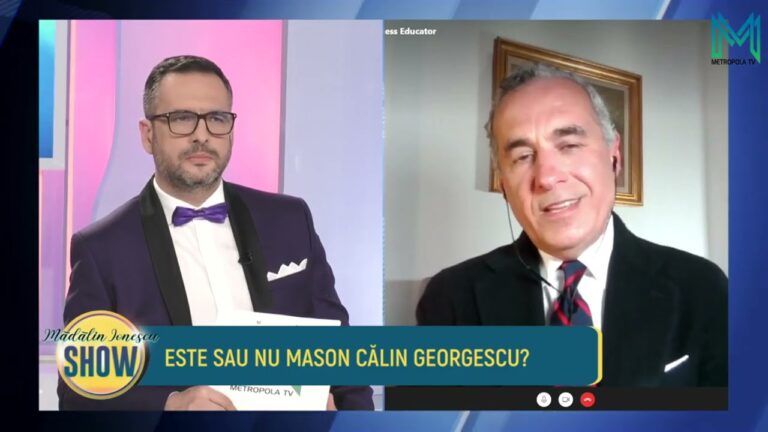 Călin Georgescu susține că a demisionat din Clubul de la Roma: În CV-ul meu scrie că sunt om liber și suveran. Despre masonerie: Dezavuez această instituție, este o adunătură lamentabilă