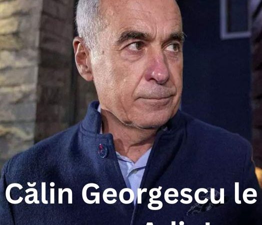 Călin Georgescu le-a spus Adio. Anunțul oficial : „Va mulțumesc!” 