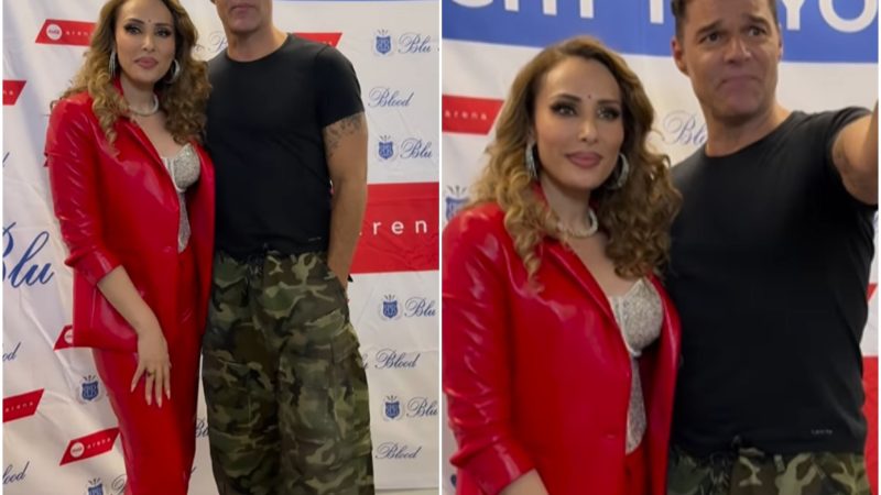 Iulia Vântur, pe aceeași scenă cu Ricky Martin. Cum au fost surprinși cei doi după spectacol