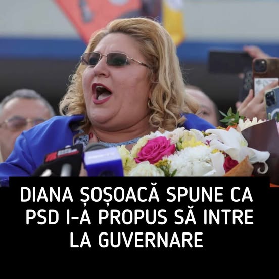 Diana Șoșoacă spune că PSD i-a propus să intre la guvernare. De ce a refuzat: „Nu voi intra la guvernare cu ciuma roșie”