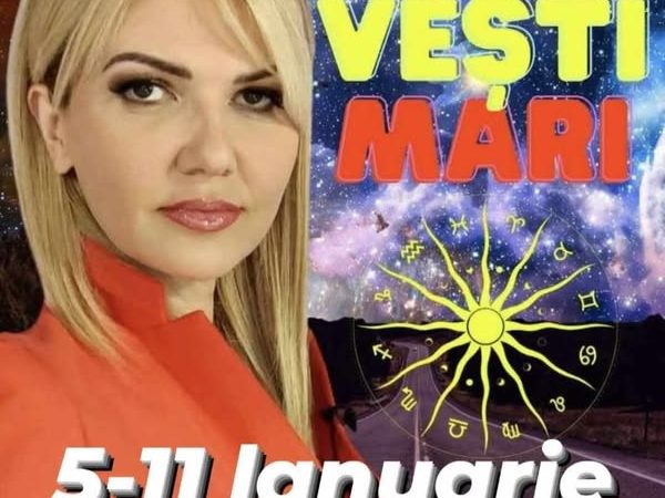 Alina Bădic Horoscop săptămâna 5 – 11 ianuarie. Luna Plină aduce schimbări majore si provocări neașteptate pentru unele zodii