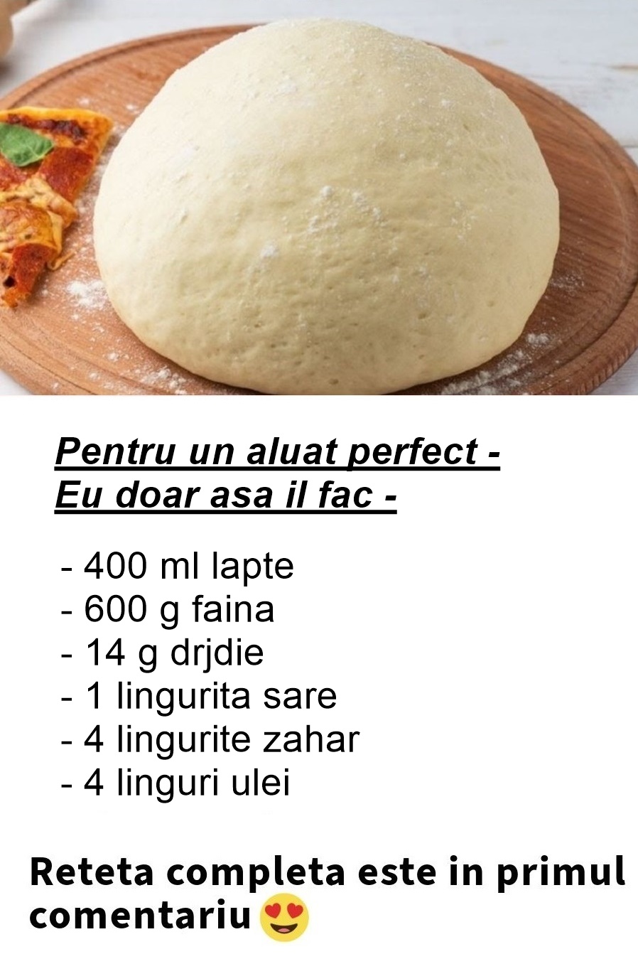 Descoperiți rețeta unui aluat fraged pe bază de iaurt, fără ouă, ideal pentru diverse preparate: plăcinte, brioșe, pizza și multe altele