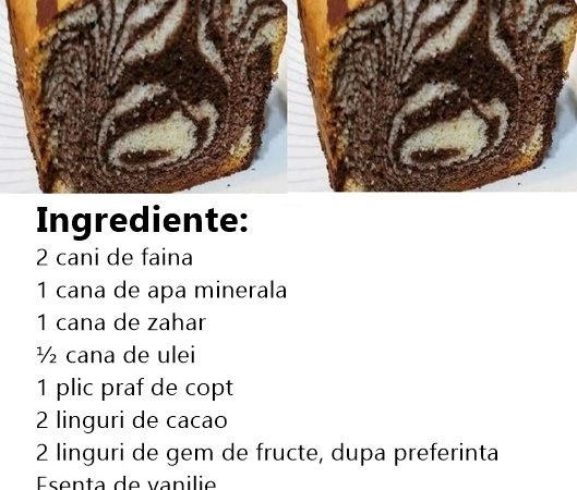 Chec pufos și aromat – Desert rapid și delicios