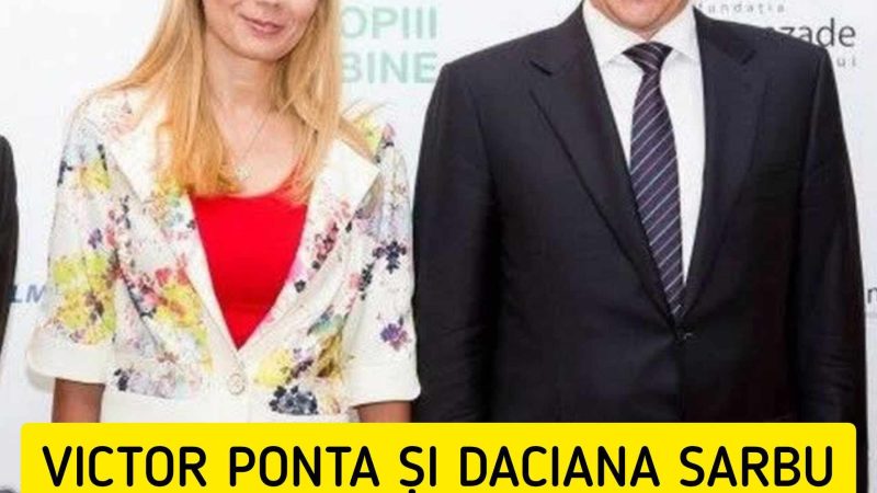 Victor Ponta și Daciana Sârbu și-au spus ADIO după 19 ani de căsnicie