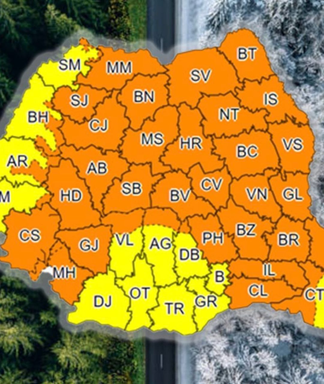 Avizul meteo de la ANM Prognoza pentru ianuarie a fost schimbată