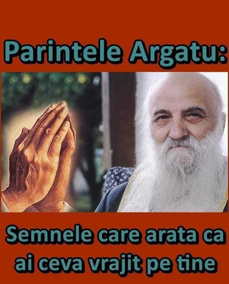 Părintele Argatu Iată care sunt semnele care arată că ai ceva vrăjit pe tine