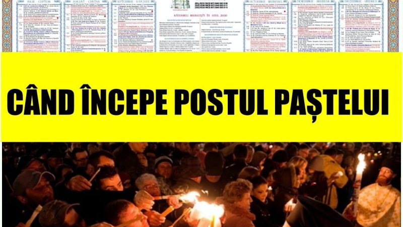 Cand incepe Postul Pastelui 2025