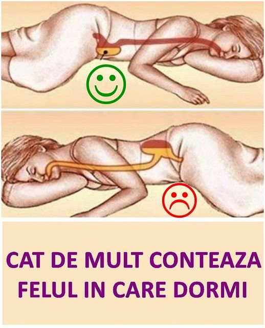 Cât de mult contează felul în care dormi  Dormitul pe partea stângă previne arsurile nocturne ajută ficatul și