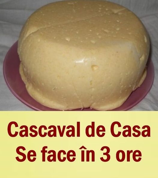 Cașcaval de Casă  Se face în 3 ore. Tot ce îți trebuie este 1 litru de lapte 300 ml smântână și 3 ouă